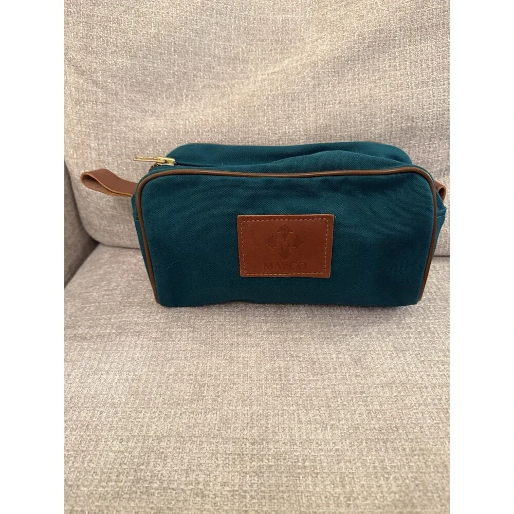 MAPCO SERVICE STATION Dop kit Green Canvas bag toiletry bag for men travel bag
